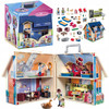 OUTLET Playmobil Przenośny domek dla lalek z wyposażeniem Dollhouse 70985