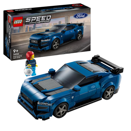 OUTLET Samochód LEGO Speed Champions 76920 Auto Model Ford Mustang Dark Horse