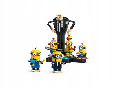 LEGO Minionki 75582 Figurka Gru i Minionki z Klocków Despicable ME 4