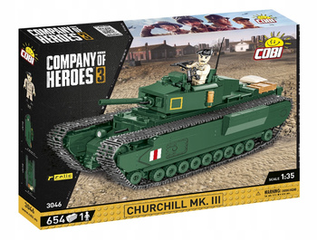 Cobi 3046 Company of Heroes 3 Czołg Churchill Mk