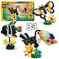 Lego Creator 3w1 31173 Dzikie zwierzęta Tropikalny Tukan Ryba Motyl