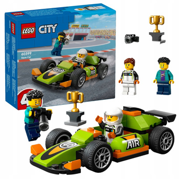 LEGO City 60399 Zielony samochód wyścigowy Wyścigówka