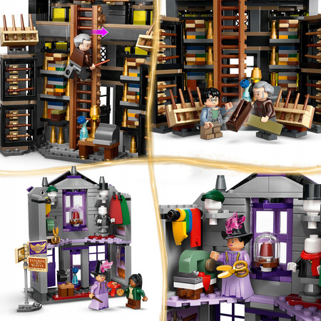 LEGO Harry Potter 76439 Sklep Ollivandera i Sklep Madam Malkin
