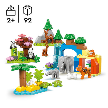 LEGO Duplo 10446 Rodziny dzikich zwierząt 3 w 1 Nowość 2+ Duży Zestaw