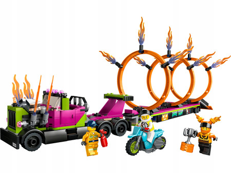 LEGO City Samochód Ciężarowy + Motor Kaskaderski