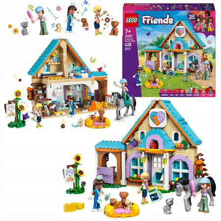 LEGO Friends 42651 Koń i Lecznica dla Zwierząt Weterynarz Zwierzęta Stajnia