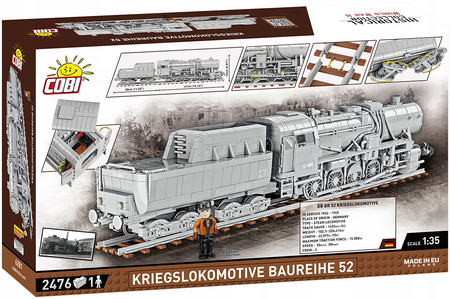 Cobi 6281 Lokomotywa Baureihe Duży Zestaw 2476 El.