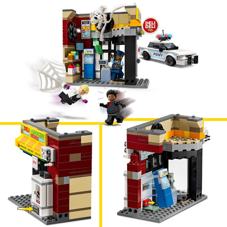 LEGO Marvel 76311 Super Heroes Multiwersum Miles Morales kontra Spot