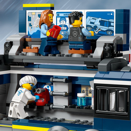 LEGO City Policja Samochód ciężarówka z laboratorium kryminalnym 60418