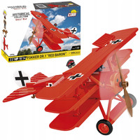 Klocki COBI 2996 samolot FOKKER DR.I "RED BARON" 217K