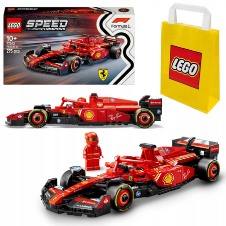 LEGO Speed Champions 77242 Bolid F1 Ferrari SF-24 Wyścigówka Samochód