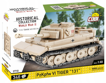 Polskie Klocki Wojskowe Cobi 2710 HC WWII Czołg PzKpfw VI Tiger 131 Armia