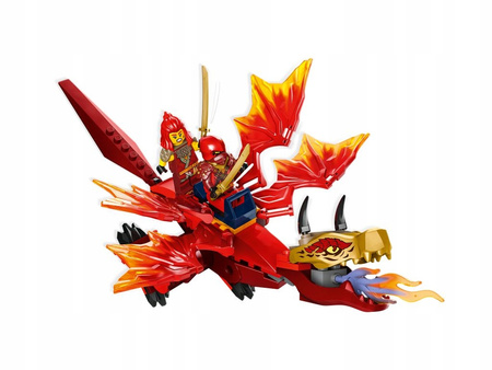 LEGO Ninjago Smocza Bitwa Kaia 71815 Ruchomy Smok + 4 Figurki Pojazd Działo