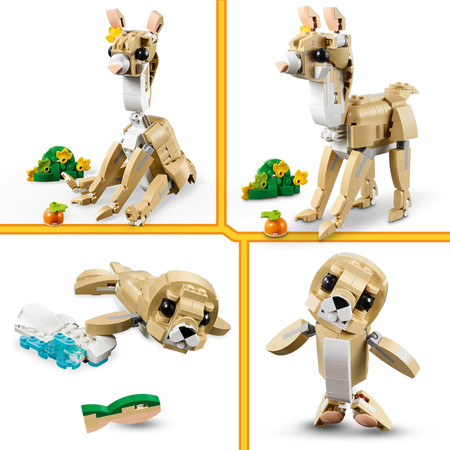 LEGO Creator 3w1 31162 Uroczy Króliczek Lama Foka Ryba Marchewka Słonecznik