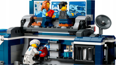 LEGO City Policja Samochód ciężarówka z laboratorium kryminalnym 60418