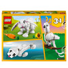 LEGO Creator 3 w 1 31133 Ruchomy Model Biały Królik Papuga Kakadu Foka 3in1
