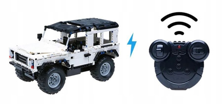 Klocki CaDa Land Rover Samochód zdalnie sterowany model z pilotem RC Auto