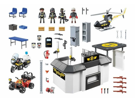 Playmobil City Action 70338 Przenośna Centrala Jednostki Specjalnej