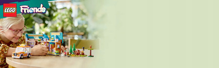 LEGO Friends Samochód Mobilny domek otwierany Dom Pełen Przygód Auto 41735