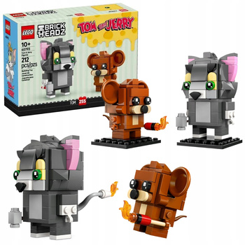 LEGO BrickHeadz 40793 Figurki Toma i Jerry'ego Tom Jerry Kot Mysz Kreskówka