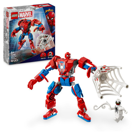 OUTLET LEGO Super Heroes 76308 Mech Spider-Mana kontra Anti-Venom Marvel Spiderman