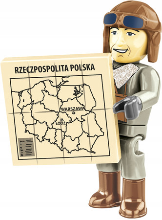 Cobi 5744 Polskie Klocki Wojskowe Model Samolot IL-2M3 Shturmovik II Wojna