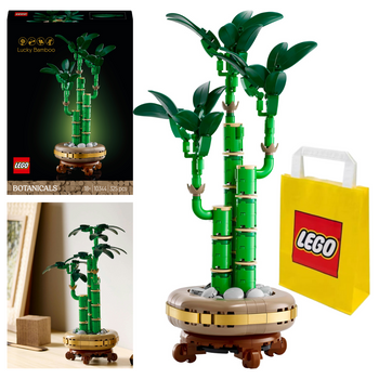 LEGO 10344 ICONS Botanicals Dracena sandera Kwiaty w doniczce Bambus Nowość