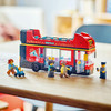 LEGO City 60407 Autobus Czerwony Piętrowy Autokar 5 Figurek Zdejmowany Dach