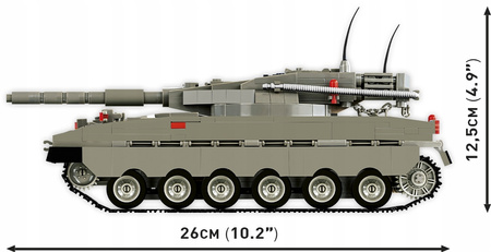 Klocki Cobi 2621 Merkava MK. I/II Izraelski Czołg