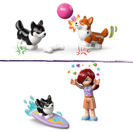 LEGO 42641 Friends - Przygoda z surfującymi psami i skuterem Żaglowóz