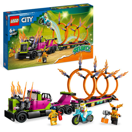 LEGO City Samochód Ciężarowy + Motor Kaskaderski
