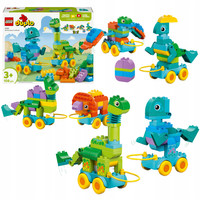 LEGO DUPLO 10451 3 w 1 Dinozaury na kółkach