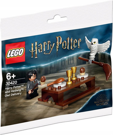 LEGO Harry Potter 30420 Figurka Harry i Sowa Hedwiga Saszetka Polybag