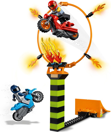 LEGO City Stuntz 60299 Konkurs Kaskaderski 2x Motocykl + Rampa Wyskocznia