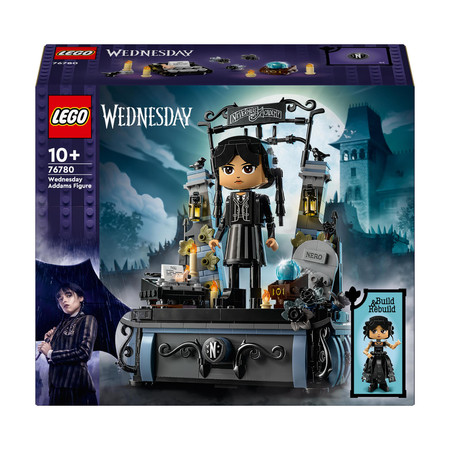 LEGO Wednesday Addams 76780 Brama Akademii Nevermore Akcesoria 2 w 1