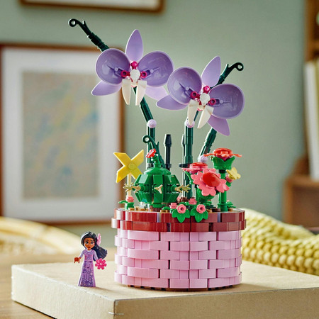 LEGO Disney 43237 Doniczka Isabeli Orchidea Kaktus Sekretne Pomieszczenie