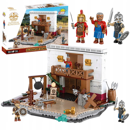COBI 20070 Imperium romanum Szkoła Gladiatorów 3 Figurki