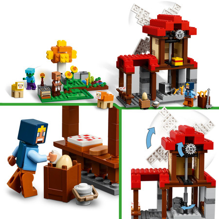 LEGO Minecraft 21262 Farma z wiatrakiem