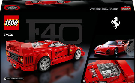 OUTLET LEGO Speed Champions 76934 Ferrari F40 Czerwony Samochód