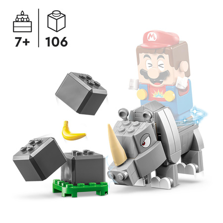 LEGO Super Mario 71420 Nosorożec Rambi - zestaw rozszerzający