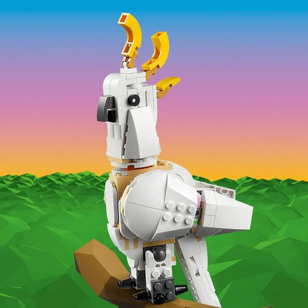 LEGO Creator 3 w 1 31133 Ruchomy Model Biały Królik Papuga Kakadu Foka 3in1