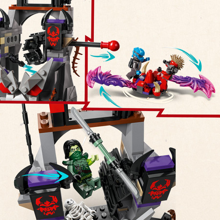 LEGO Ninjago 71841 Burzowa Wioska Dragonów Arena Walki Powstanie Smoków