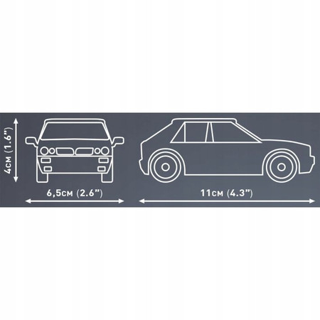 Klocki COBI 24508 Samochód Lancia Delta HF 61 EL. Model Auto