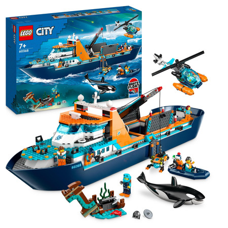 LEGO City 60368 Arktyczny statek badawczy Łódź
