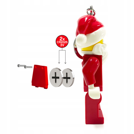 LEGO Latarka Brelok Mikołaj Gwiazdor Minifigurka LGL-KE189