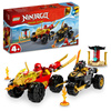 OUTLET LEGO NINJAGO 71789 BITWA SAMOCHÓD MOTOR NINJA KAI LORD RAS ZŁOTY MŁOT