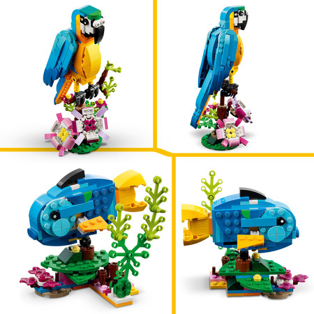 LEGO Creator 3 w 1 31136 Egzotyczna papuga 3w1