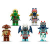 LEGO 71845 Ninjago - Odrzutowy mech Lloyda 5 minifigurek w zestawie