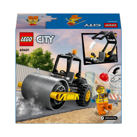 LEGO City 60401 Walec Budowlany Pojazd Budowa 5+