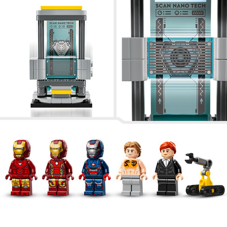 LEGO 76315 Marvel Super Heroes - Laboratorium Iron Mana: Zbrojownia